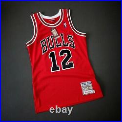 100% Authentic Michael Jordan Mitchell Ness 1990 12 Bulls Jersey Size 36 S Mens
