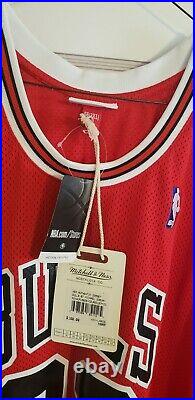 100% Authentic Michael Jordan Mitchell & Ness 87/88 Bulls Jersey Size 56 XXXL