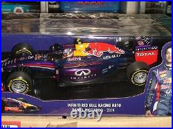 118 Minichamps #110140003 Daniel Ricciardo Signed Red Bull RB10 2014 100pcs