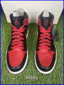 11.5 Nike Air Jordan 1 High Retro 2009 DMP Bred Chicago Bulls Pack 332550-061