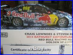 1/18 2014 Holden Vf Commodore Bathurst Lowndes/richards Red Bull 888 Camouflage
