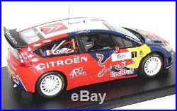 1/18 Citroen C4 WRC Red Bull 1st Rallye de France Tour de Corse 2008 S. Loeb