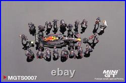 1/64 Oracle Red Bull Rb18 No. 1 Verstappen 2022 Abu Dhabi Gp F1 Pit Crew Mgts0007