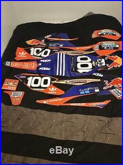 2016-2018 KTM 125 150 250 350 450 Red Bull Go Pro Ktm Graphic Kit With Seat Cover