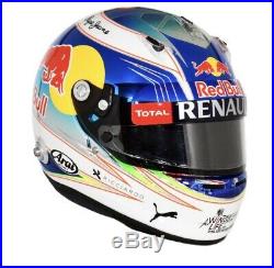 2016 Race Worn Daniel Ricciardo Red Bull F1 Race Media Helmet. Rare