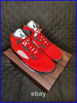 2021 Nike Air Jordan 5 Retro Raging Bull Size 14 DD0587-600 Toro Bravo New DS