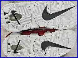 2021 Nike Air More Uptempo 96 Bulls Varsity Red/Black 921948-600 Men's size 11