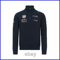 2022 Red Bull Racing F1 Team Teamwear Mens Half Zip size M