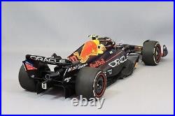 2023 Winner Saudi Arabia GP Sergio Perez Red Bull F1 in 118 scale by Minichamps