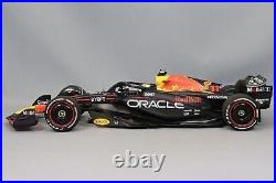 2023 Winner Saudi Arabia GP Sergio Perez Red Bull F1 in 118 scale by Minichamps