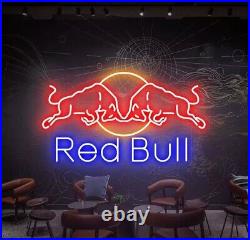 20x11 Red Bull Drink Flex LED Neon Sign Light Lamp Party Gift Bar Poster Décor