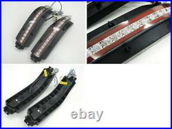2xClear LED Tail Light Assy for Nissan 350Z 03-09 Dynamic Turn Signal Brake Lamp