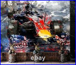 3D Red Bull Racing ZHU319 Transport Wallpaper Wall Mural Removable Self-adhesive