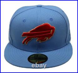 4UCAPS Exclusive BUFFALO BILLS RED BULL NFL NEW ERA 59FIFTY FITTED Sz 7