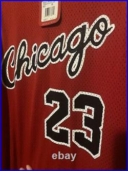 AUTHENTIC Nike Michael Jordan Chicago Bulls Rookie Jersey Flight 8403 52 NEW