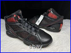 Adidas AdiZero Derrick Rose 1.5 Restomod Black Red BRED Bulls Harden T Mac sz 12