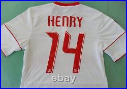 Adidas NEW YORK RED BULL USA THIERRY HENRY soccer football shirt JerseyMens 2XL