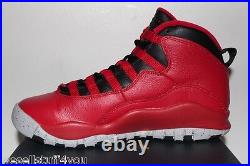 Air Jordan Retro 10 X Bulls Over Broadway Red Sneakers Boys 3-7 Mens 705179-601