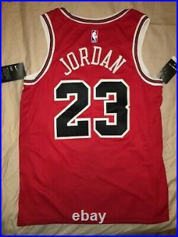 Authentic Michael Jordan 23 Chicago Bulls Nike Swingman Icon NBA Jersey 48 L NWT