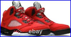 (BRAND NEW) Nike Air Jordan 5 Retro Raging Bull Red 2021 Fire Red (STILL IN BOX)
