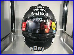 Black Arai Corsair-X Red Bull Helmet Flat Finish LARGE SIZE