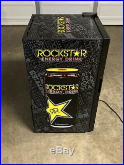 Brand New Idw Rockstar Energy Drink Fridge Cooler Refrigerator Red Bull Monster