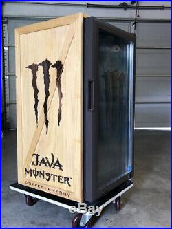 Brand New Monster Gs3 Energy Drink Cooler Fridge Refrigerator Red Bull Rockstar
