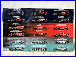 Burago Red Bull, Ferrari & Mercedes Formula 1 F1 Die-Cast 143 (18 Car Set)