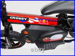 CROSSY E-Balance Bike Kinder Laufrad 12 INCH Rot Kids 24V Red bull Honda Stacyc