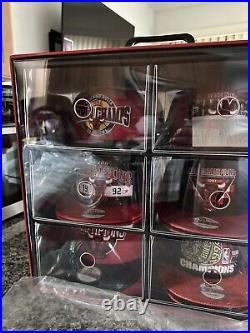 Chicago Bulls 6x Hat Set Nba Championship Limited Edition Windy City
