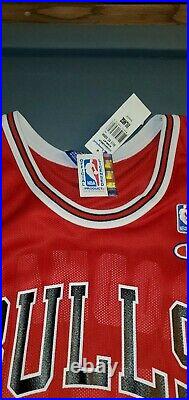 Chicago Bulls Vintage 90s Dennis Rodman Authentic Red Champion Jersey 52 XXL NWT