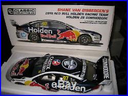 Classic 1/18 V8 Supercars 2019 Holden Zb Commodore Red Bull Van Gisbergen 18695