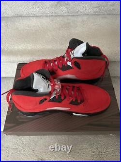 DS Nike Air Jordan 5 V Raging Bull Toro Bravo Red 2021 Mens Size 10.5