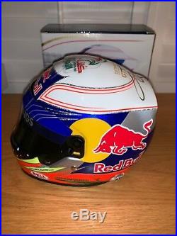 Daniel Ricciardo (Australia) signed Red Bull 12 Helmet + COA & Photo Proof