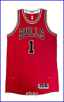Derrick Rose Chicago Bulls Adidas Rev30 Authentic Pro Cut Jersey