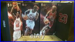 Enterbay Michael Jordan 1/6 scale 45 23 Black Red White Chicago Bulls Jersey NEW