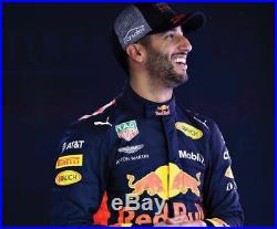 F1 Daniel Ricciardo Red Bull Printed Suit Go Kart/karting Race/Racing Suit