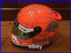 F1 Max Verstappen Red Bull Racing Honda 2019 Mini Helmet 12 Belgium Gp New