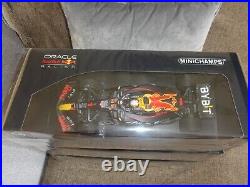 F1 Minichamps 118 M Verstappen Red Bull Racing RB18 Winner WC ITALIAN GP 2022