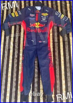 F1 Racing MAX 2020 Style RedBull Printed Suit Go Kart/Karting Race/Racing Suit