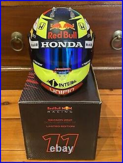 F1 Sergio Perez 2021 Red Bull Racing Honda Mini Helmet 12 New