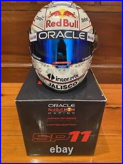 F1 Sergio Perez Red Bull Racing Honda 2022 Mini Helmet Japanese Gp 12 New