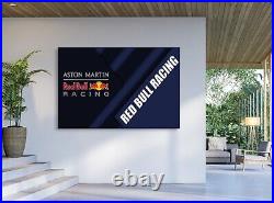 Formula 1 Aston Martin Red Bull Racing F1 Team Logo Print Gift POSTER / CANVAS