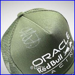 Formula 1 Red Bull Olive Cap NEW & SIGNED by Max Verstappen