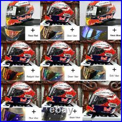 Full Face Helmet Motorcycle Red Bull Marc Marquez Moto GP Shoei X14 X-Spirit 3