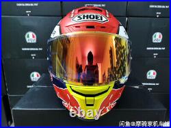 Full Face Helmet Motorcycle Red Bull Marc Marquez Moto GP Shoei X14 X-Spirit 3