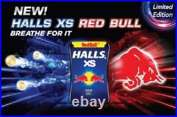 HALLS XS Red Bull RedBull Sugar Free Mixed Fruits Flavored Candy Time 4X