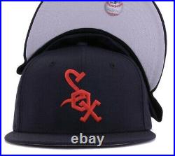 HAT CLUB New Era 59FIFTY Chicago White Sox 1969 Cooperstown Navy/Red 7 1/2 Bulls