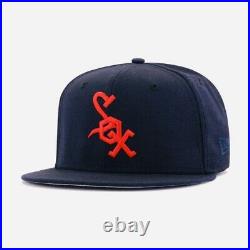 HAT CLUB New Era 59FIFTY Chicago White Sox 1969 Cooperstown Navy/Red 7 1/4 Bulls