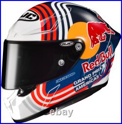 HJC RPHA 1N Red Bull Austin GP Motorcycle Helmet Blue/Red